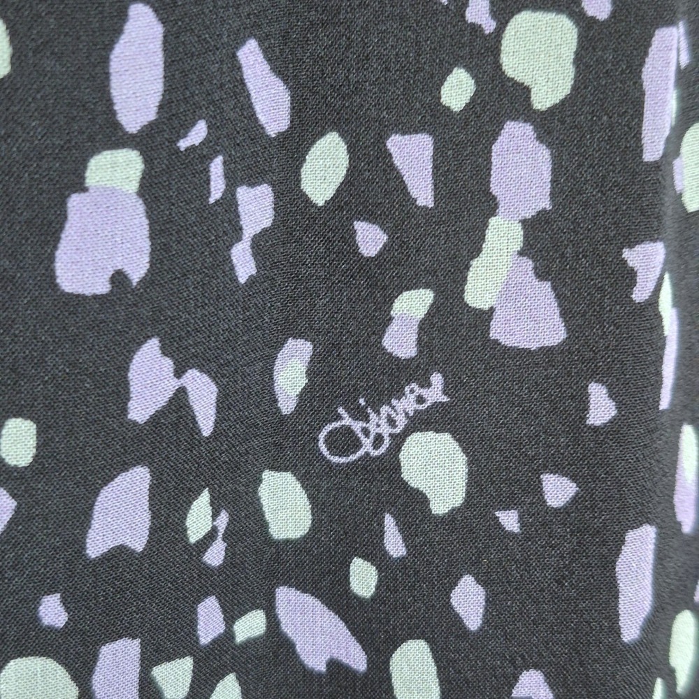 Diane Von‎ Furstenburg black Aria chiffon silk dress women's 0 - Picture 5 of 16